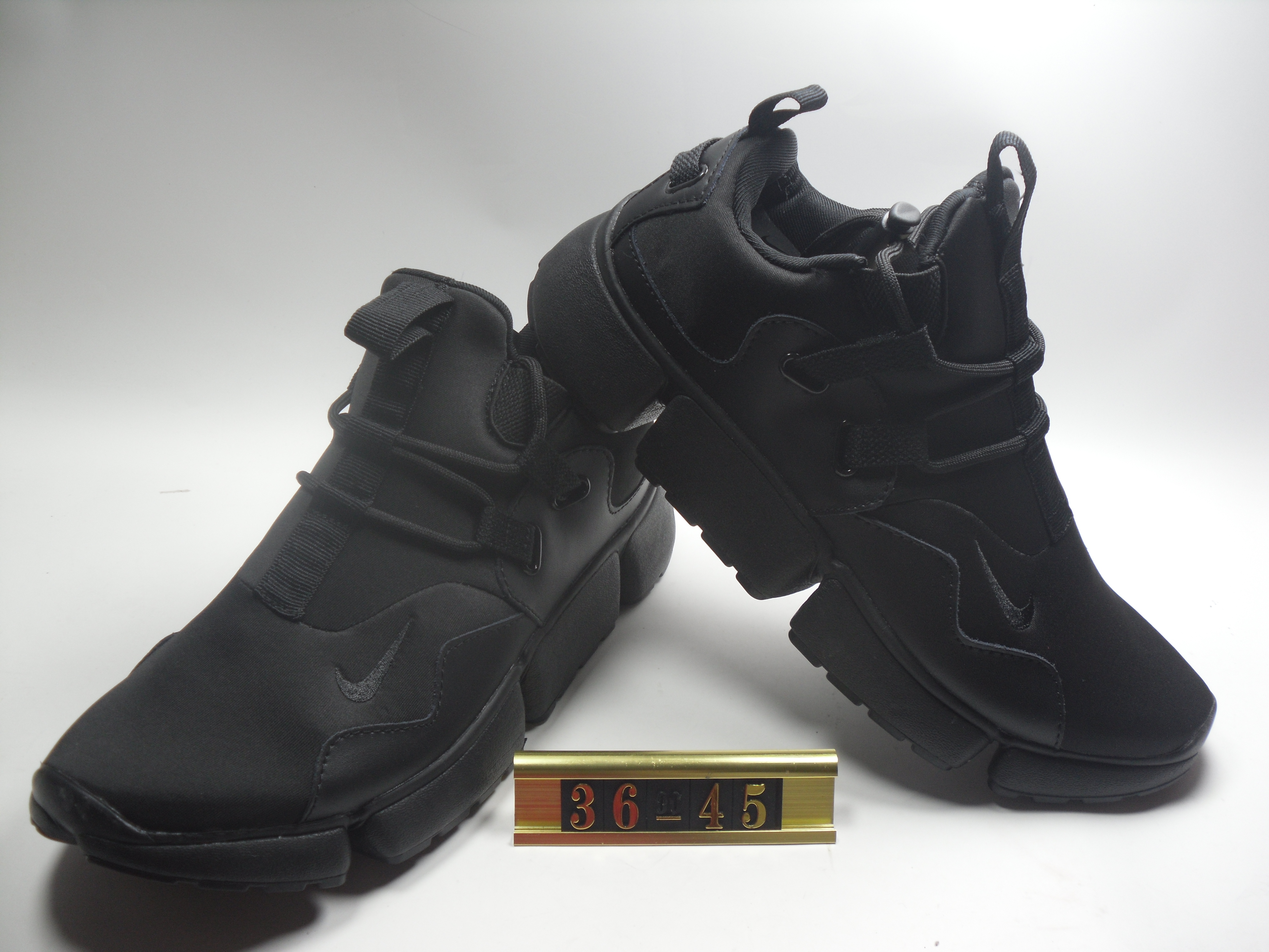 Women Nike Air Huarache 5 All Black Shoes